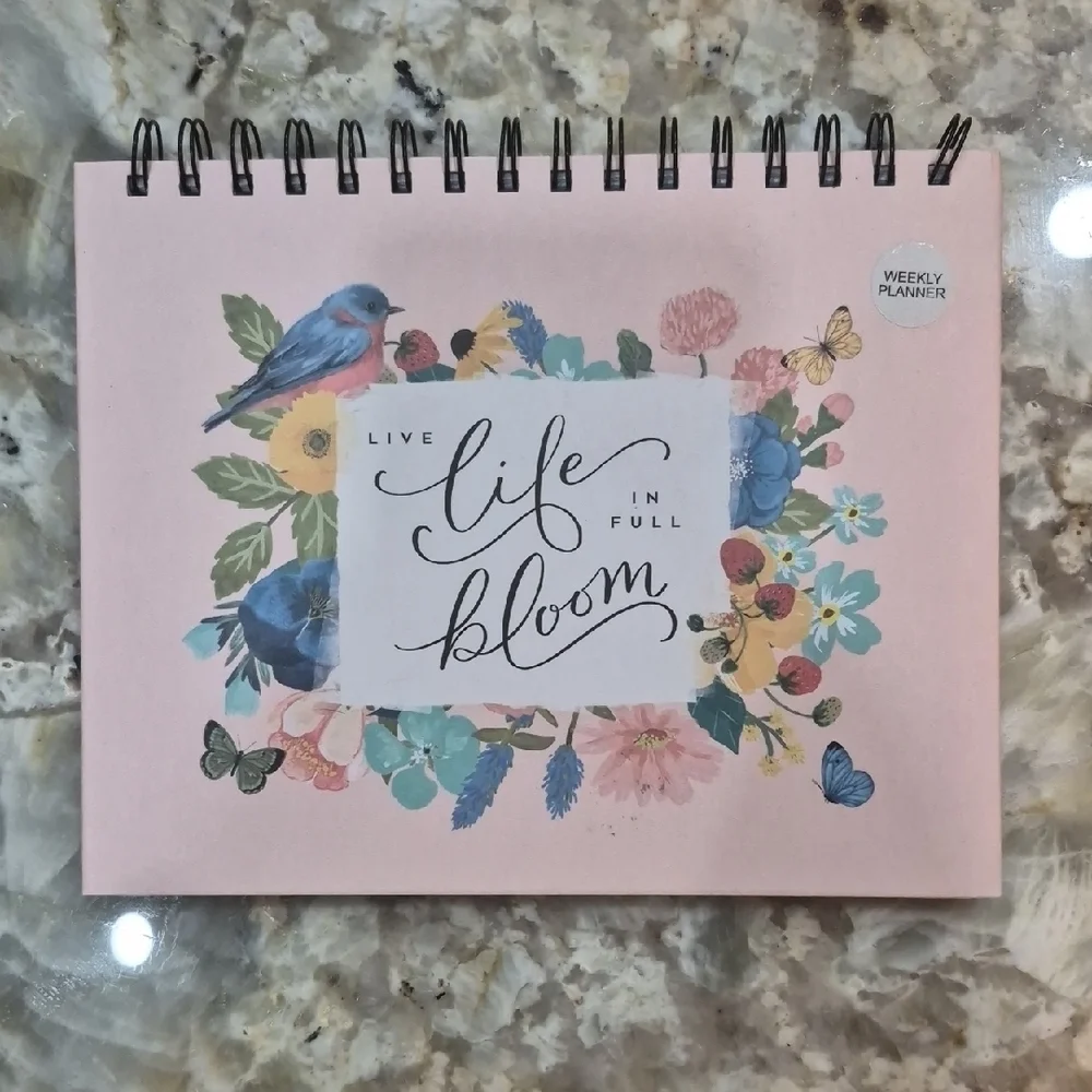 New Floral Pink Weekly Planner
